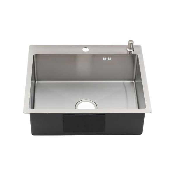 Мойка R6050H Melana ProfLine 3,0/200 сатин в комплекте с дозатором и коландером