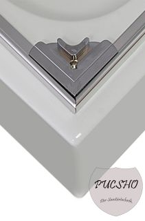 Душевой уголок Pucsho Platz Grey 5112 И0000094 90x90 с поддоном Ap 190