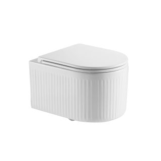 Подвесной унитаз Point Деметра PN41121 безободковый белый