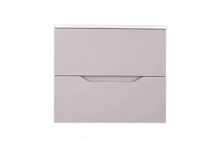 Orange Line Li-60TuL+Ra тумба с раковиной подвесная, латте матовый