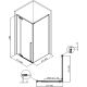 Душевой уголок Allen Brau Fantasy 3.11001-00 профиль Хром 90x90