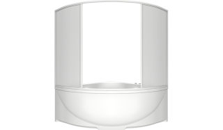 Акриловая ванна Bas Дрова 160x160 см без гидромассажа