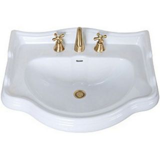 Раковина Kerasan Retro 104601*3 белая 69 см