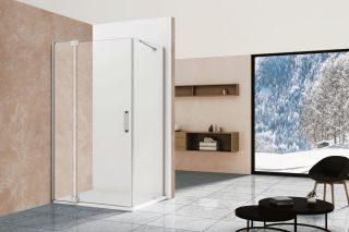 Душевой уголок Vincea Extra VSR-1E901090CL 90/100 x 90 см