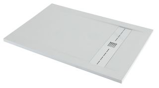 Душевой поддон  Allen Brau Infinity 140x80 8.21004-21 Белый камень