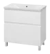 Напольная тумба под раковину Misty Лаки 80 см П-Лак-01080-0112Я белый