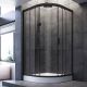 Душевой уголок AM.PM Gem 100х100 W90G-401-100BT профиль Черный матовый стекло прозрачное