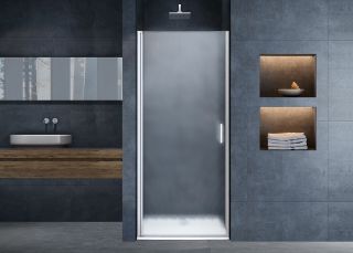 Душевая дверь Vincea Alpha 60 VDP-3AL600MT профиль Хром стекло текстурное