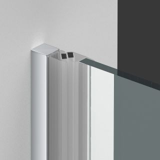 Душевая дверь Vincea Alpha 70 VDP-3AL700MT профиль Хром стекло текстурное