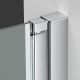 Душевая дверь Vincea Alpha 75 VDP-3AL750CL профиль Хром стекло прозрачное