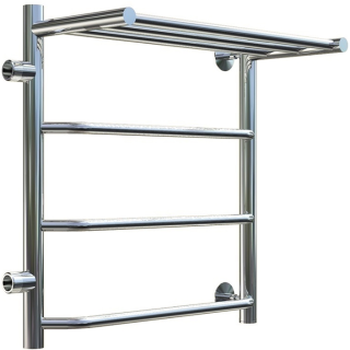 Водяной полотенцесушитель Тругор Браво ПМ 1 П 50x60x40см с полкой левый хром Браво1/ПМ506040Плев