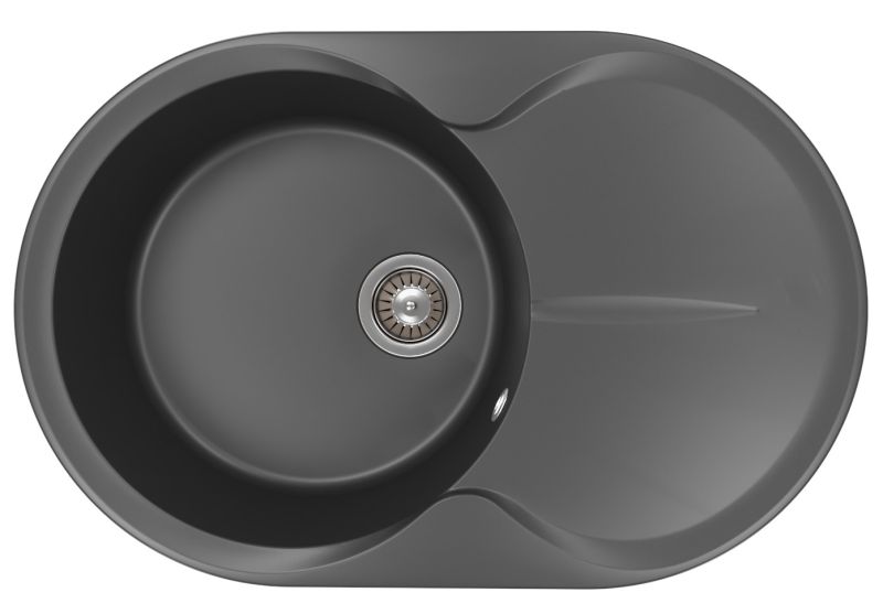 Кухонная мойка Florentina Лацио 780 антрацит