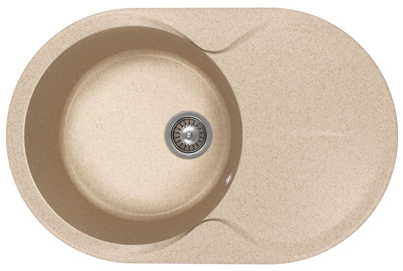 Кухонная мойка Florentina Лацио 780 бежевый