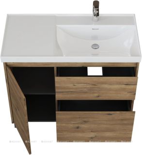 Тумба под раковину Aquanet Nova Lite 2.0 346347 R 100 см дуб рустикальный