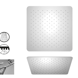 Верхний душ Paini 50CR759UPQ25E 25см хром