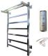 Электрический полотенцесушитель Тругор Пэк 20кв П с полкой 80x50см хром Пэк20квП/8050