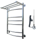 Электрический полотенцесушитель Тругор Приоритет 3 П с полкой 80x50см хром Приоритет3/элТЭН8050П