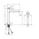 Смеситель Hansgrohe Finoris 76070700 для раковины