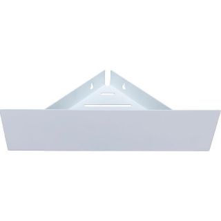 Полка угловая Aquanet Магнум 302237 28 см белый матовый