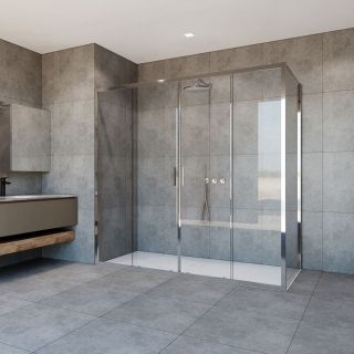 Душевой уголок Vincea Garda VSR-1G28017CL 170x80 см