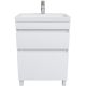 Тумба с раковиной IDDIS Zodiac 60 ZOD6CBFi95K Белая