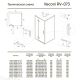 Душевой уголок Veconi Rovigo RV-073R/L, 900х800х1950, хром, стекло дождь