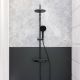 Душевая стойка Damixa Apollo 947730300 Черная матовая