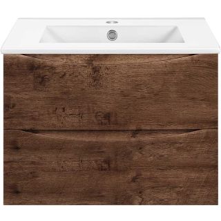 Тумба под раковину Vincea Mia Slim 70 VMC-2MC700S1RW подвесная R.Wood