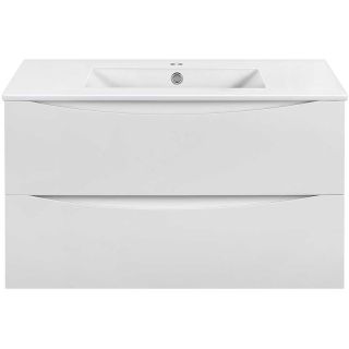 Тумба под раковину Vincea Mia Slim 90 VMC-2MC900S1GW подвесная G.White