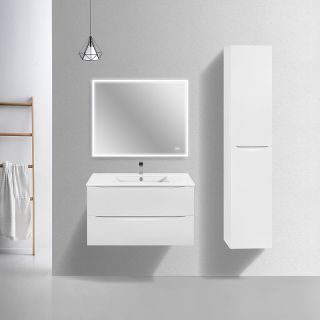 Тумба под раковину Vincea Mia Slim 90 VMC-2MC900S1GW подвесная G.White