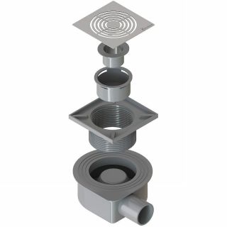 Душевой трап Boheme Smart Design 984-15-CR 15см хром