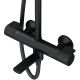 Душевая система AM.PM X-Joy F0785A522 с термостатом Черная матовая