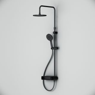 Душевая система AM.PM X-Joy F0785A622 Черная матовая