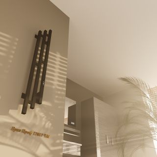 Электрический полотенцесушитель Altasan БризПроф БризПроф12017ЧМ Черный муар 120х17