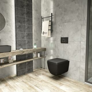 Комплект унитаза с инсталляцией Point Меркурий 886914GBO1+PN41831BM с сиденьем Микролифт