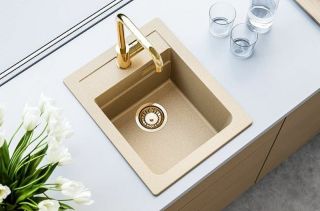Кухонная мойка Alveus Granital Atrox 10 Beige G55 400x500 1139769 Бежевая