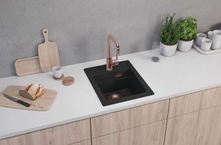 Кухонная мойка Alveus Granital Atrox 10 Carbon G91 400x500 1139771 Угольная