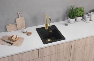 Кухонная мойка Alveus Granital Atrox 10 Carbon G91 400x500 1139771 Угольная