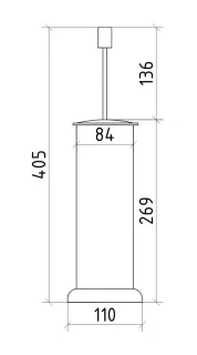 Ёршик для унитаза Boheme Royal Cristal 10928-CR-B хром/чёрный
