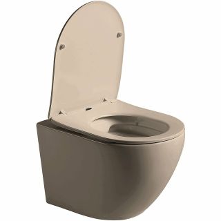 Унитаз Vincea Globo VT1-14SMC подвесной капучино матовый с сиденьем Микролифт