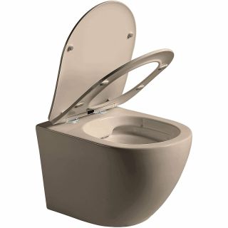 Унитаз Vincea Globo VT1-14SMC подвесной капучино матовый с сиденьем Микролифт