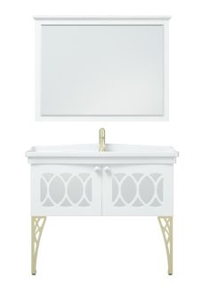 Тумба под раковину Corozo Таормина 85см белый SD-00000646