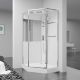 Душевая кабина Black and White Galaxy G8895 100х100 889500 с паром без гидромассажа