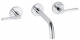 Встраиваемый смеситель для раковины Kludi Nova Fonte Puristic хром 201440515