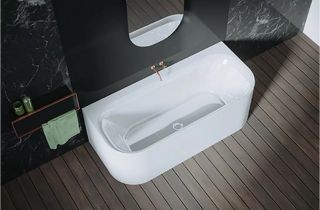 Акриловая ванна Riho Devotion Back2Wall Glossy B096001005 180х80см белый