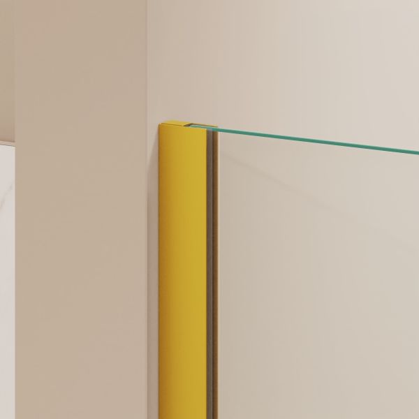 Душевая перегородка RGW WA-054Gb (WA-010Gb + Z-072Gb) 351005423-16 120 см брашированное золото