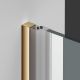 Душевая дверь Vincea Alpha VDP-3AL600CLG, брашированное золото, стекло прозрачное