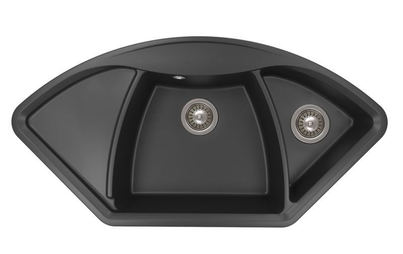 Кухонная мойка Florentina Гави антрацит