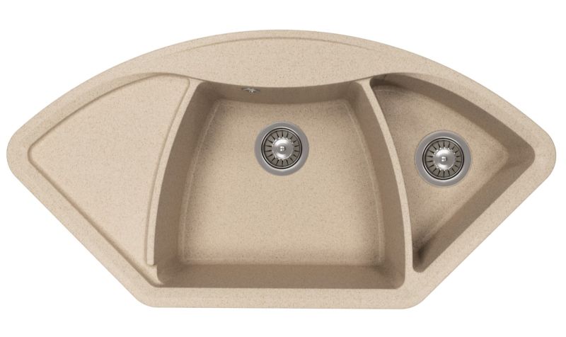 Кухонная мойка Florentina Гави песочный