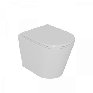 Комплект DQ Унитаз подвесной безободковый (торнадо) DT1026516, Инсталляция DI8050127, Клавиша смыва DB1529002 матовый хром (DS1021613)